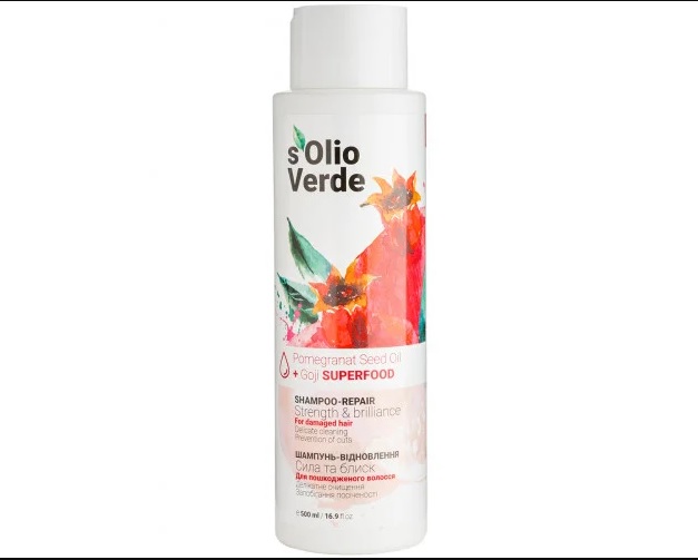 s Olio Verde Шампунь-відновлення для пошкодженого волосся, 500мл