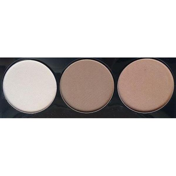 Сухой корректор для лица и тела Палитра 3в1