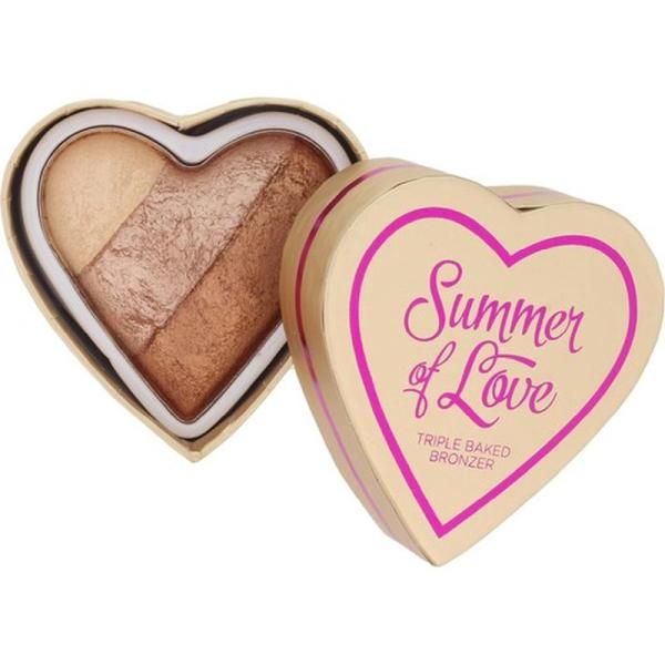 MakeUp Revolution Румяна-Бронзер-Хайлайтер Blushing Hearts Hot Summer of Love