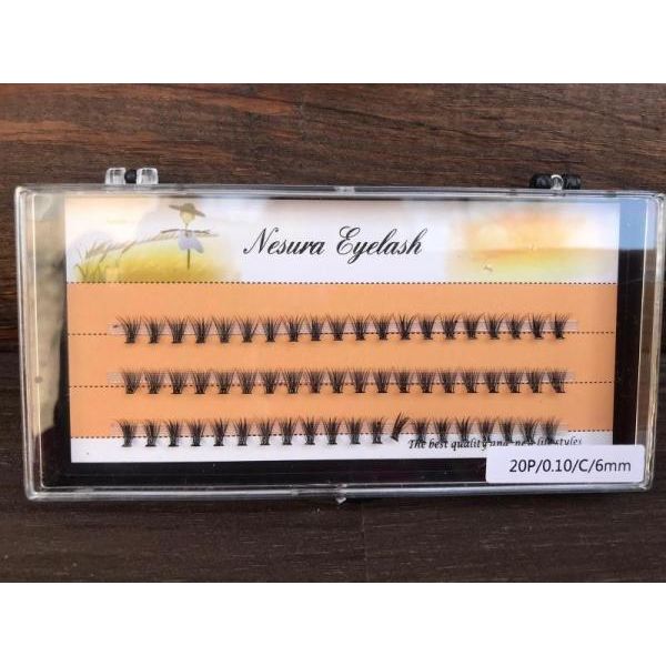 Безузелковые ресницы, густота 20D