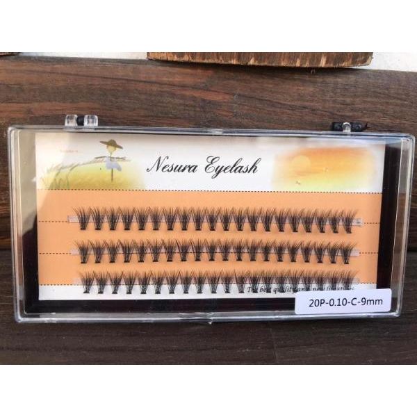 Безузелковые ресницы, густота 20D