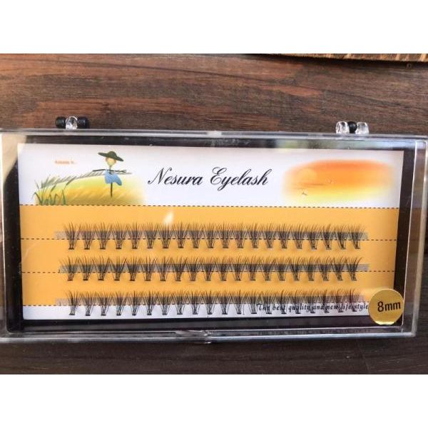 Nesura-Безузелковые ресницы, густота 10D - 08мм Безузелковые ресницы, густота 10D