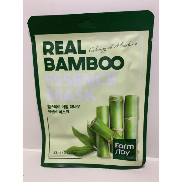 Тканевая маска FarmStay с экстратом бамбука Real Bamboo Essence Mask