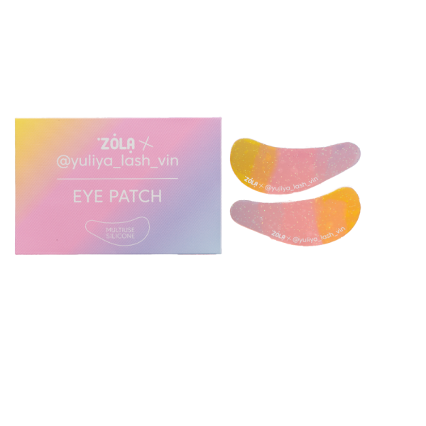 ZOLA x Yuliya Lash Vin Багатофункціональні силіконові патчі Жовто-рожево-блакитний Градієнт