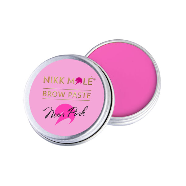Nikk Mole Neon Pink Brow Paste, 15g