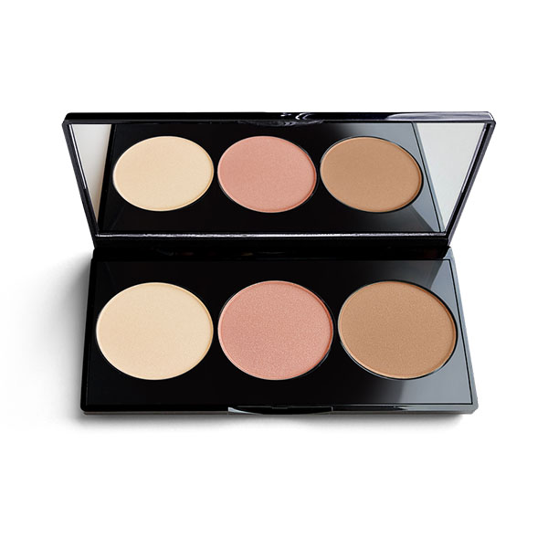 Сухой корректор для лица и тела Палитра 3в1 