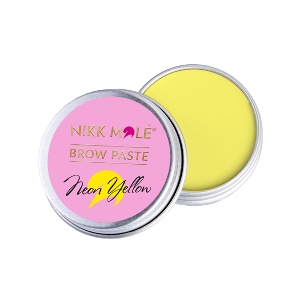 Nikk Mole Neon Yellow Brow Paste, 15g