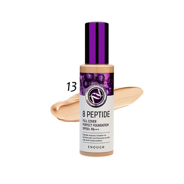 Enough Enough 8 Peptide Full Cover Perfect Foundation SPF50+