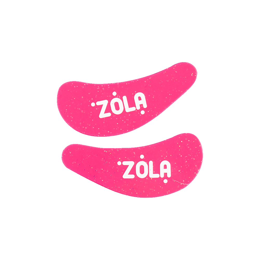 ZOLA Патчі силіконові багаторазові для очей (1 пара) (Малинові)