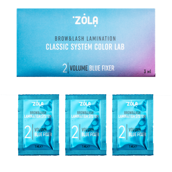 ZOLA Color Lab Набір у саше 02 Volume Blue Fixer (3 х 1 мл)