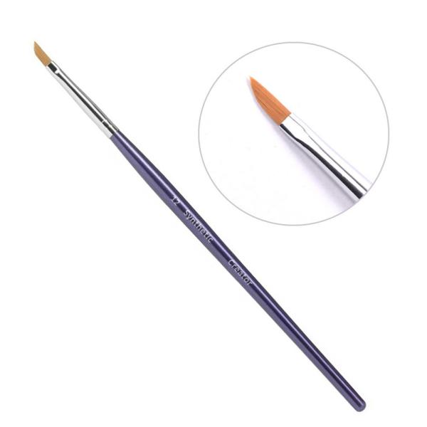 Creator кисть Synthetic 12, узкая, скошенная