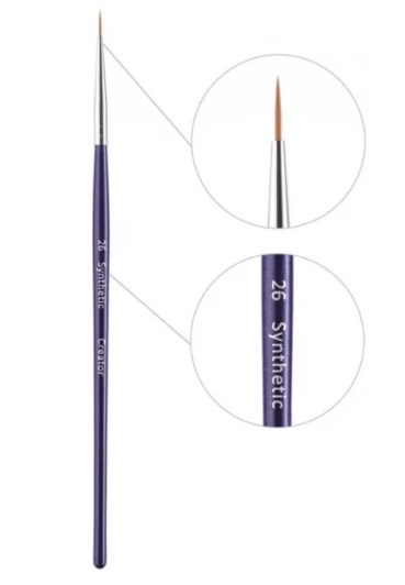 Creator кисть Synthetic 26, круглая тонкая