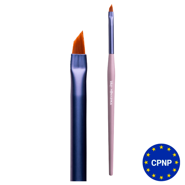 ZOLA X ROMASHKA Cкошений пензель для брів і вій Кинжал 01