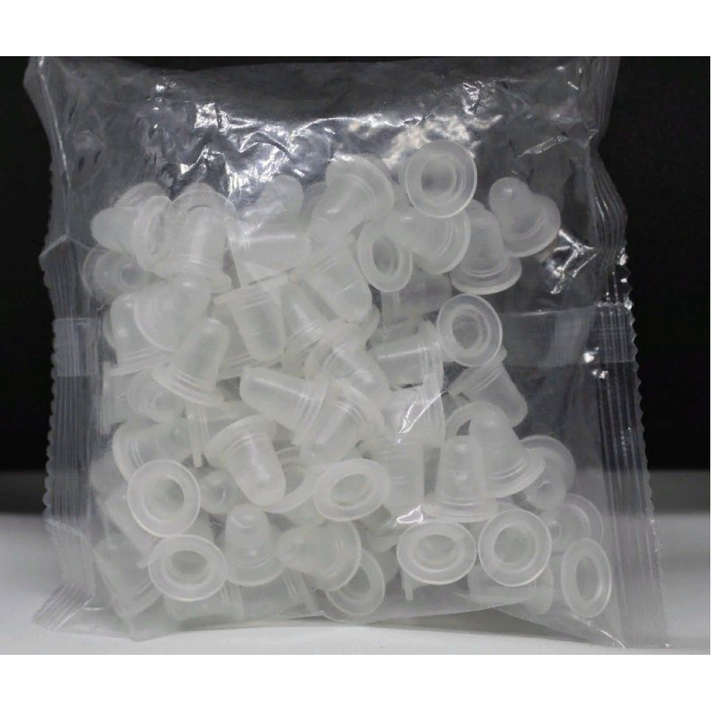 Силиконовые колпачки с круглым дном (100шт)