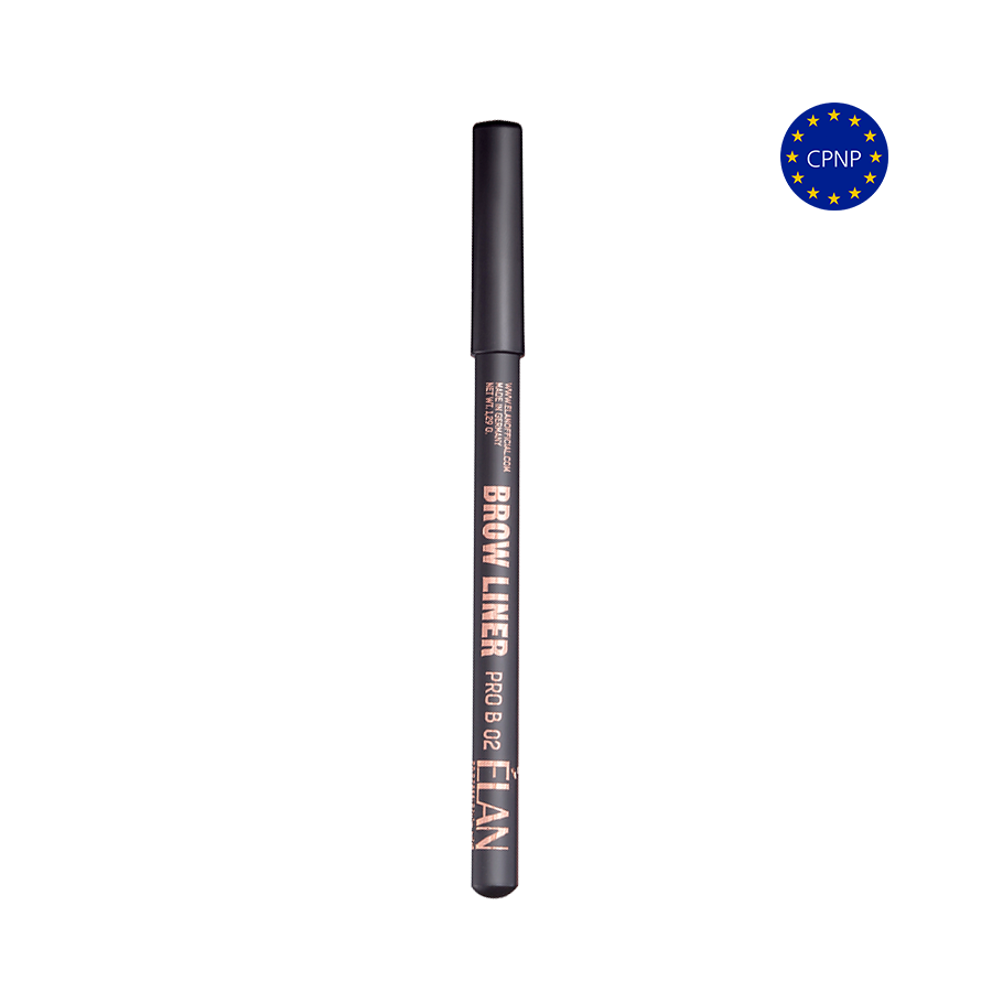 ELAN Elan Пудровий олівець для брів Brow Liner PRO B 02 dark brown