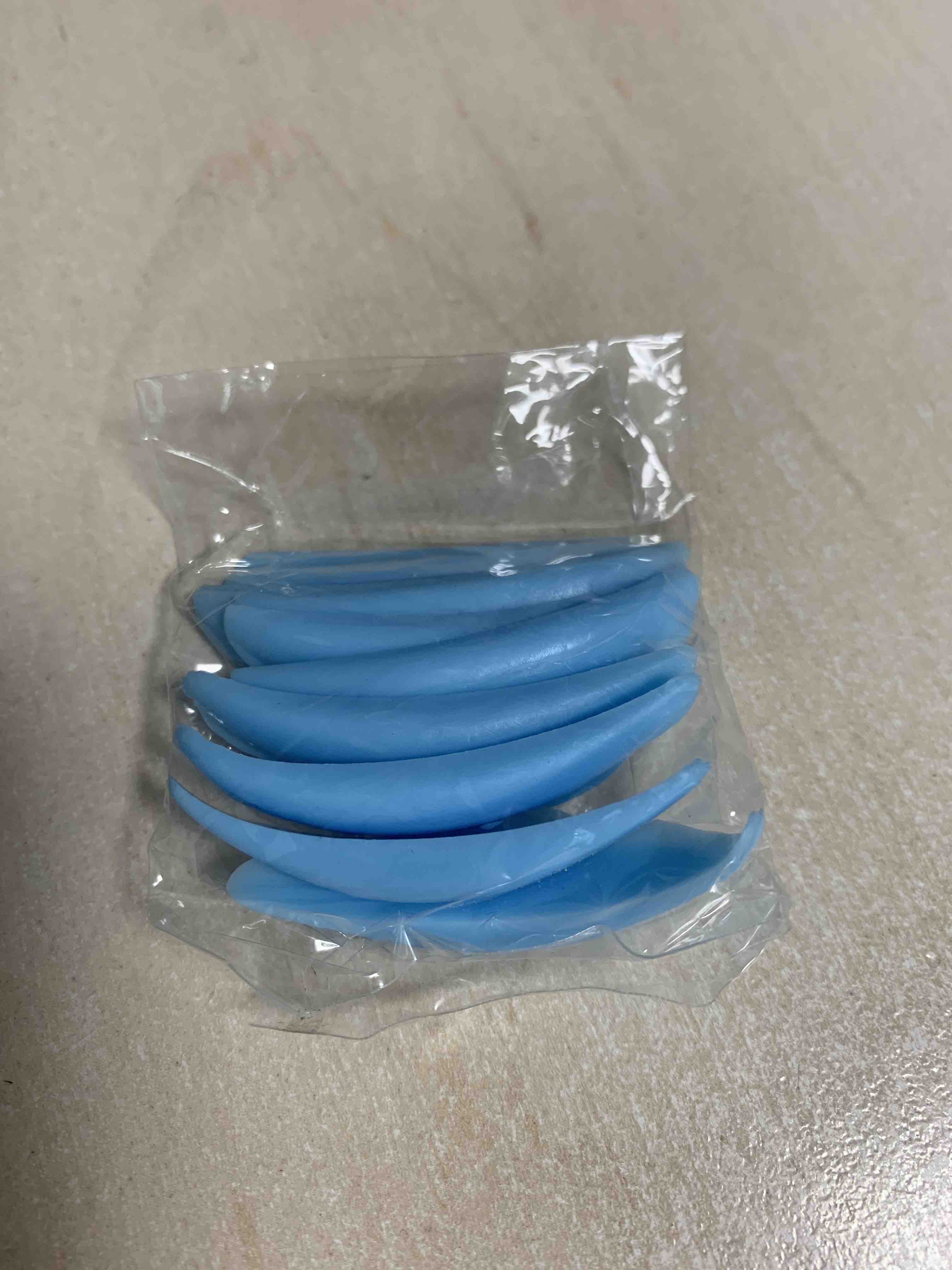 Набор валиков (S M M1 M2 L) голубые