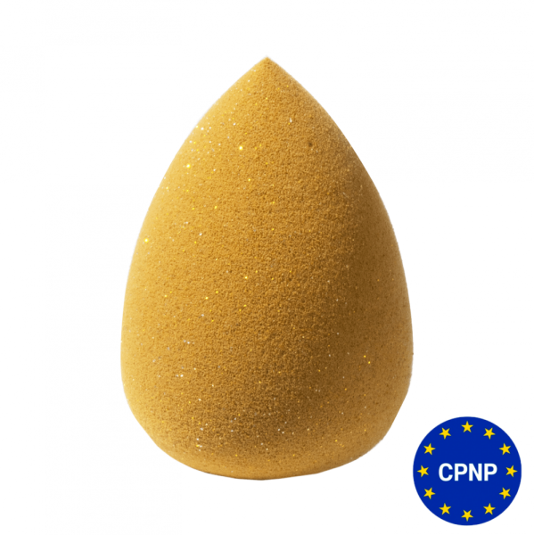 ZOLA Спонж м який жовтий з блискітками